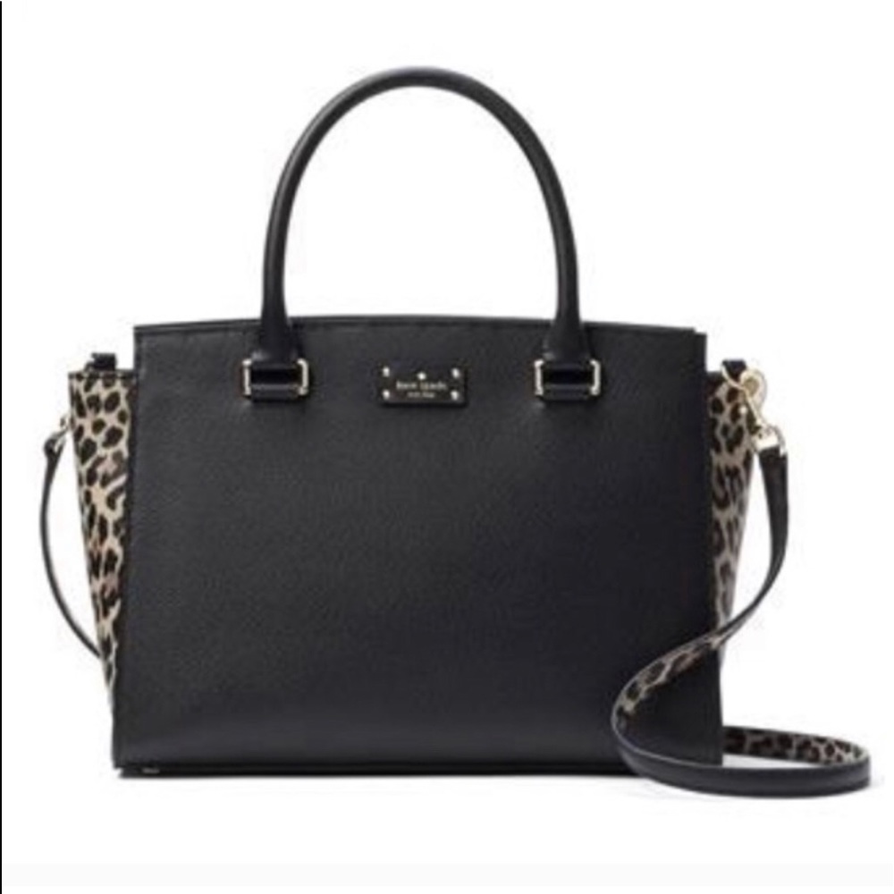 Kate Spade Lana Grove Street Leopard Print Purse